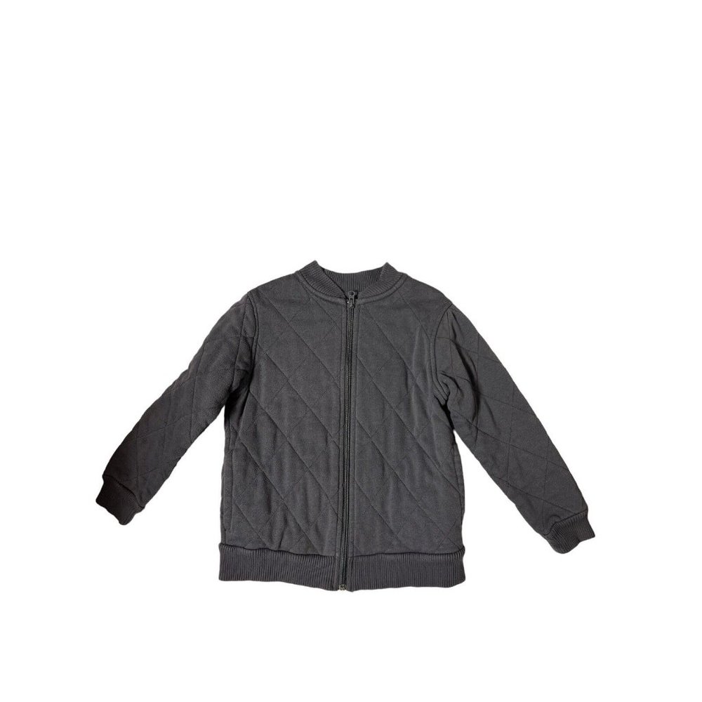Gap Kids Grey Zip Front‎ Winter Light Weight Jacket Size Small 6-7